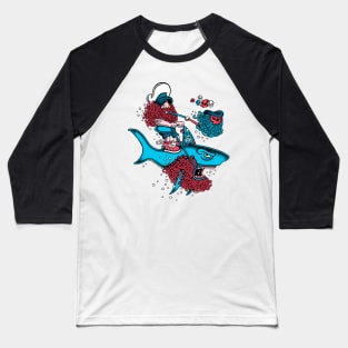 Shark Sailor Baseball T-Shirt